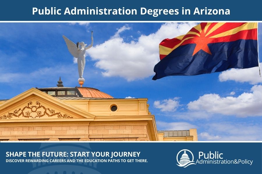 Arizona State Capitol building in Phoenix, a landmark representing Public Administration in the desert state.