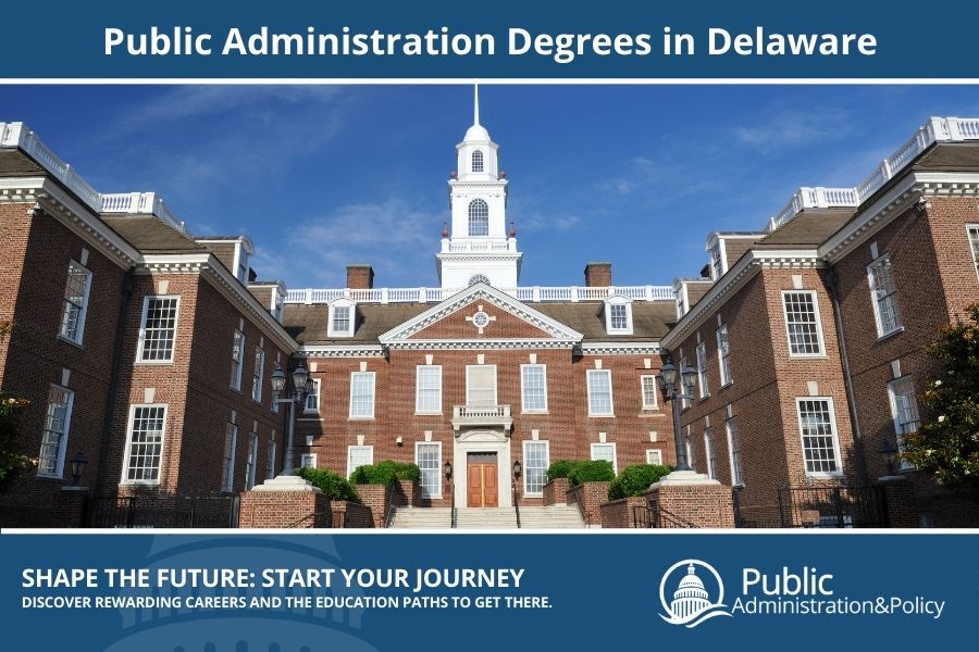 Delaware Legislative Hall in Dover, a center for Public Administration in the nation’s first state.