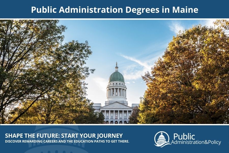 Maine State House in Augusta, a granite landmark reflecting the state’s Public Administration heritage.