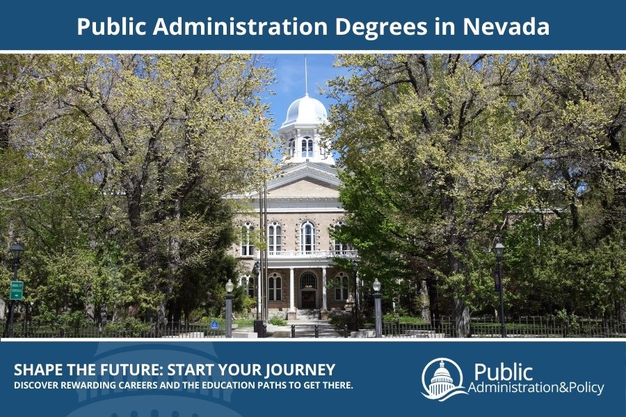 Nevada State Capitol building in Carson City, a charming historical site reflecting Public Administration in Nevada.