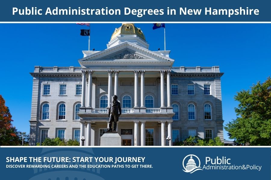 New Hampshire State House in Concord, the oldest state house still in legislative use and vital to Public Administration.