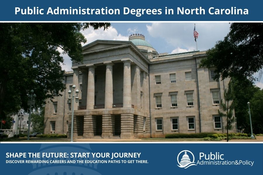 North Carolina State Capitol building in Raleigh, a Greek Revival structure highlighting Public Administration’s history.