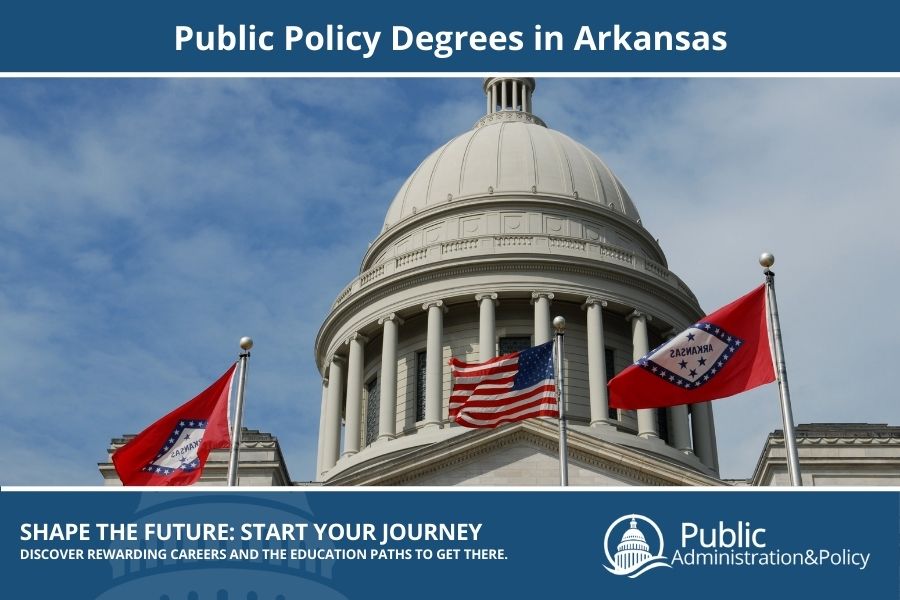 Arkansas State Capitol building in Little Rock, a hub for legislative activities driving Public Policy in the state.