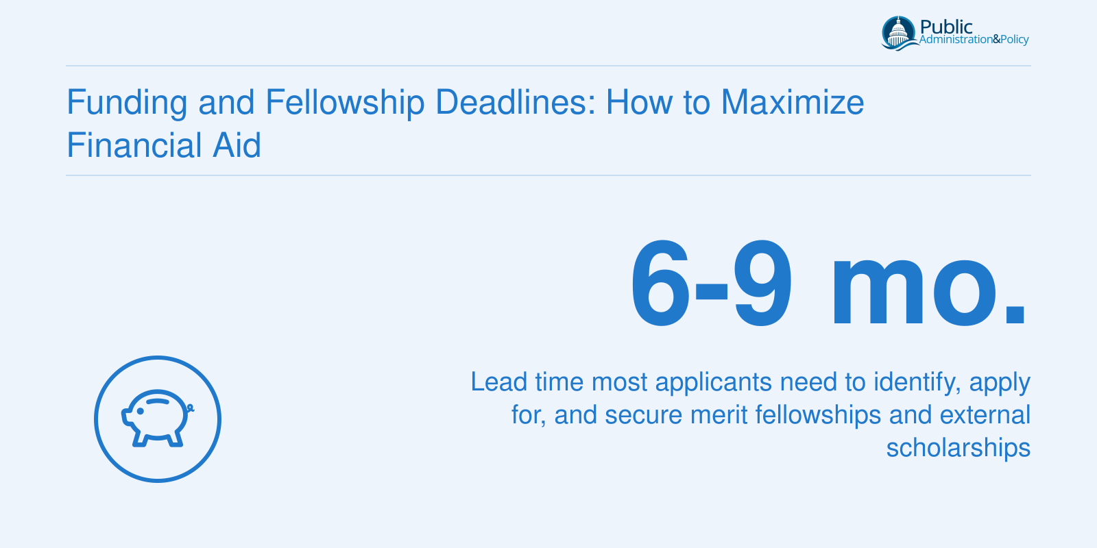 Funding and Fellowship Deadlines: How to Maximize Financial Aid